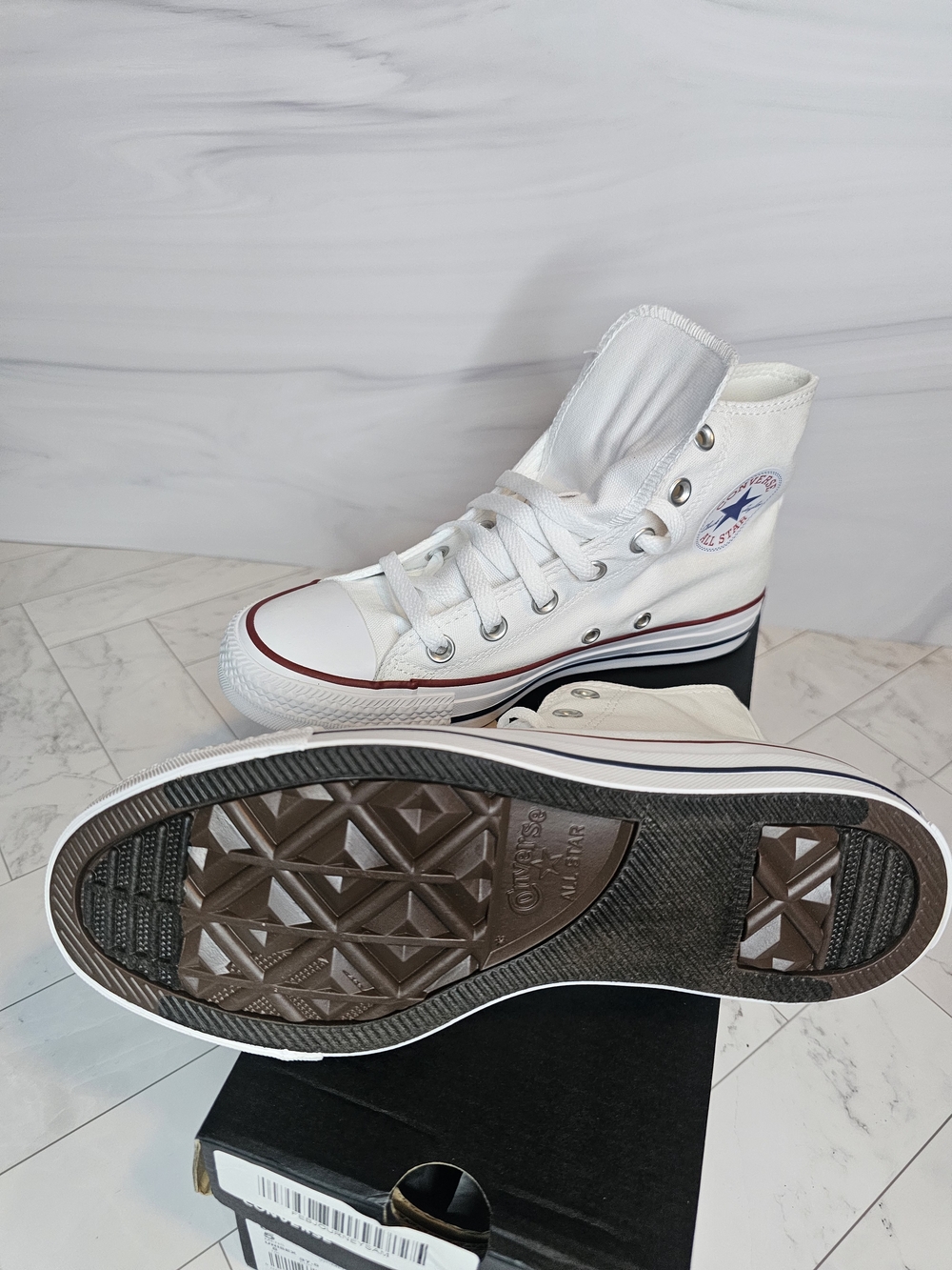 Converse Chuck Taylor All Star High Top Sneakers - White - Picture 11 of 12